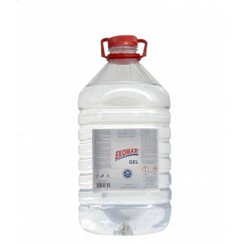 Ekomax Gel gel alcoolic dezinfectant pentru maini PET 5 litri
